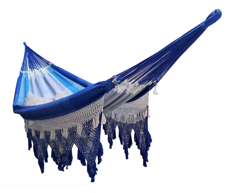 Rede de Dormir Casal Luxo King Size 100% Algodão Suprema